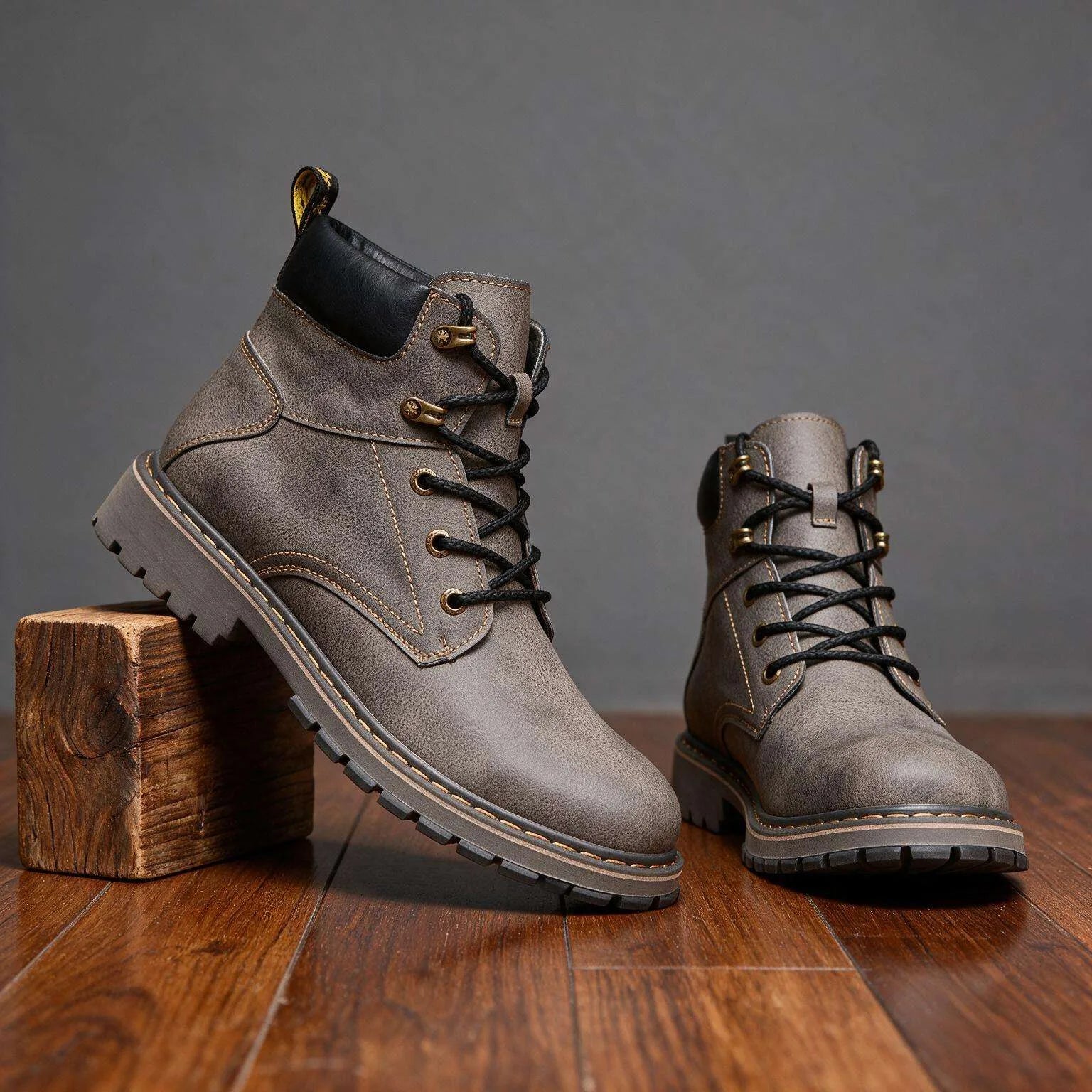 Craven | Men's Leather Combat Boots