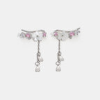 Cherry Blossom Zirconia Earrings