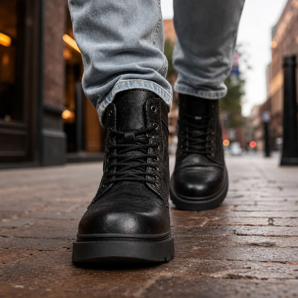 David | Men's Leather Work Boots
