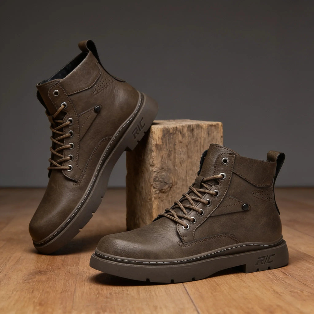 David | Men's Leather Work Boots