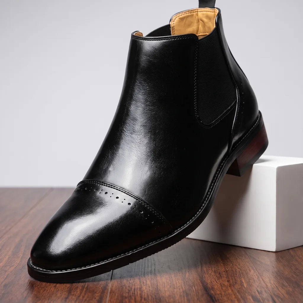 Donovan | men's Luxury Cap-Toe Boots
