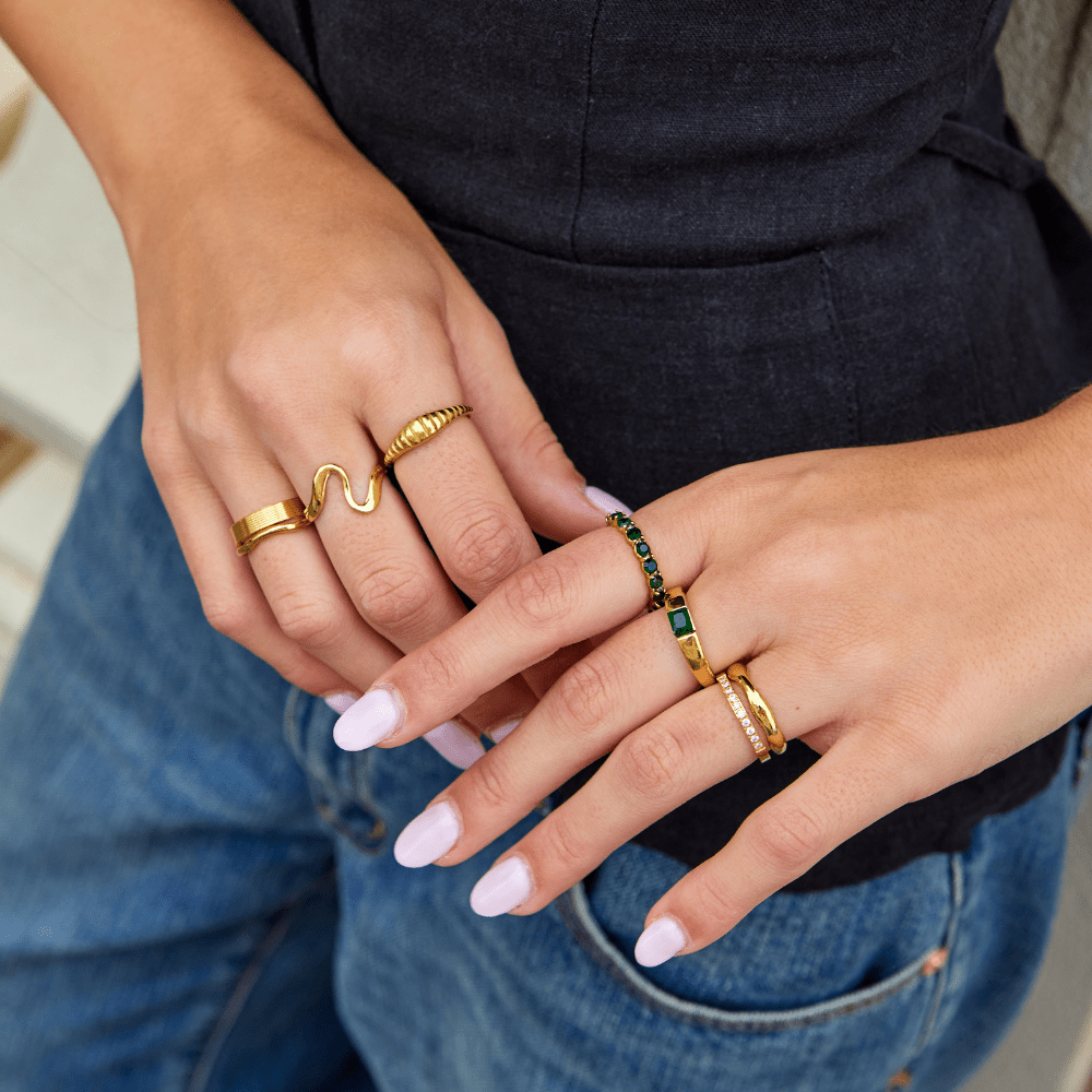 Green Beauty Crystal Ring