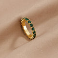 Green Beauty Crystal Ring