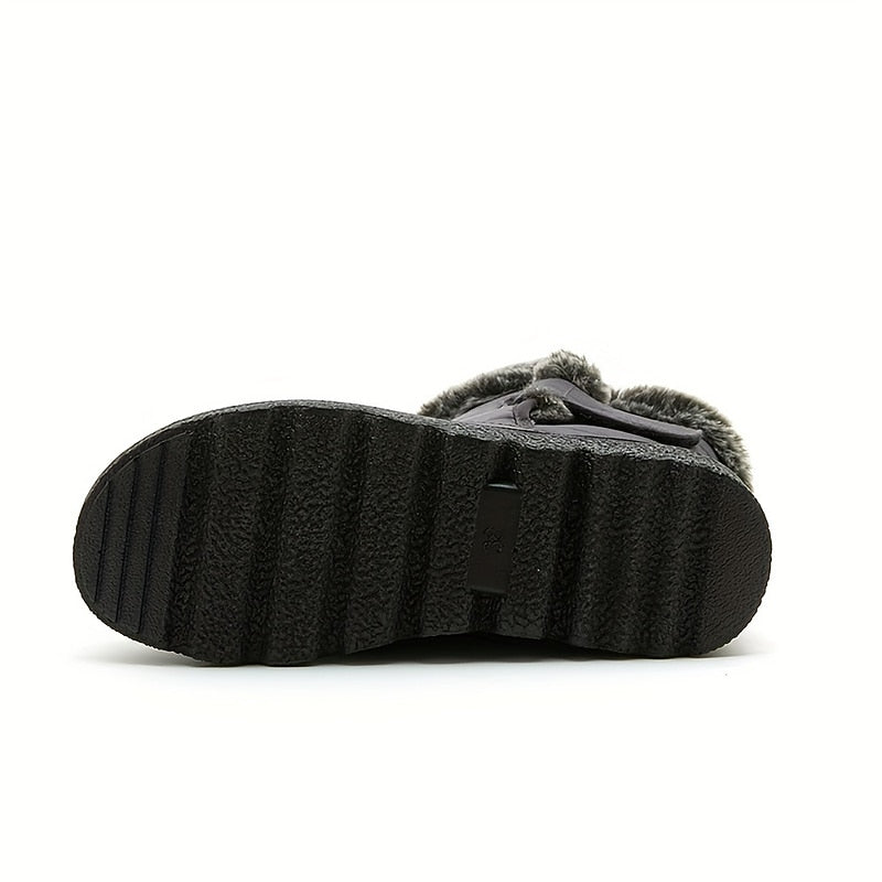 Freya | Cozy Fur-Trimmed Winter Snow Boots
