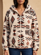 Aztec Plush Hoodie