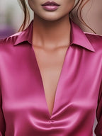 Premium V-Neck Blouse