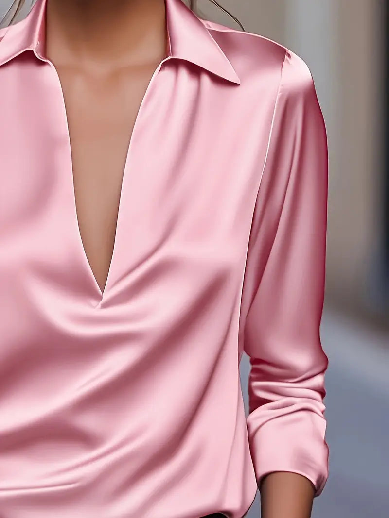 Premium V-Neck Blouse