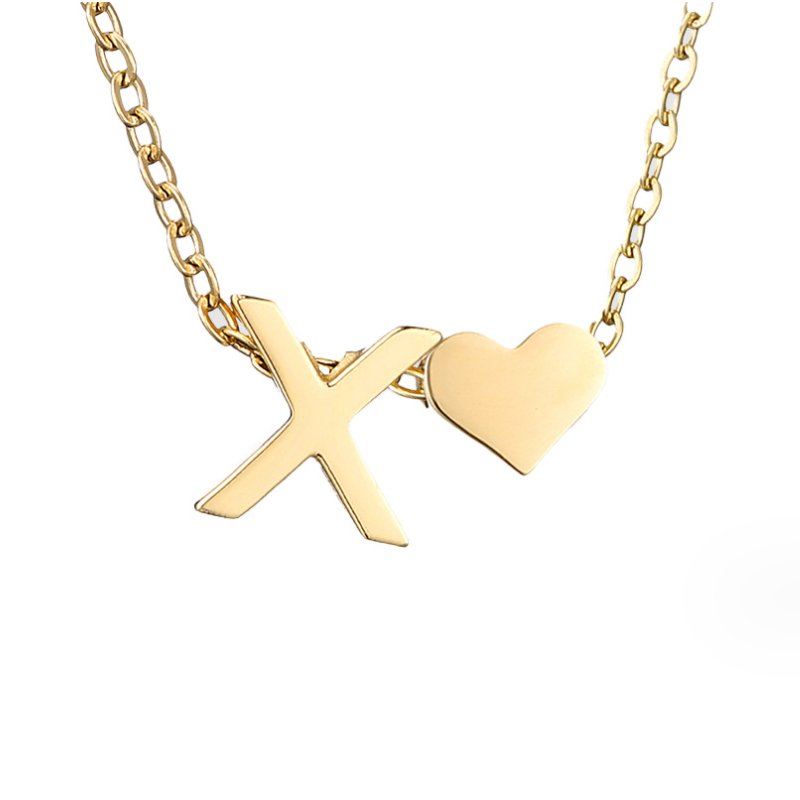Forever Love & Letter Necklace