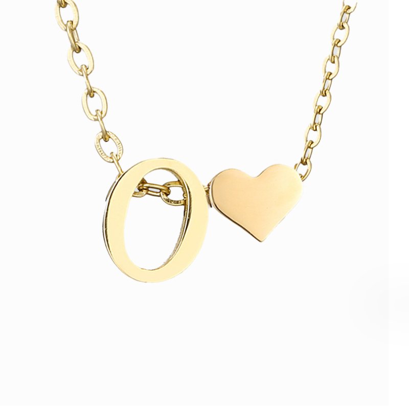 Forever Love & Letter Necklace