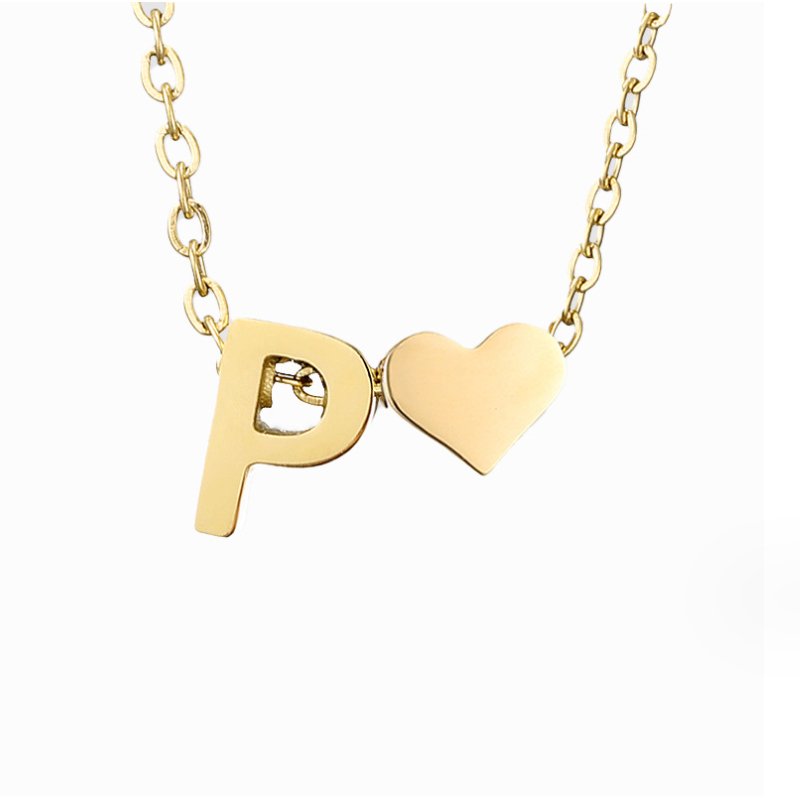 Forever Love & Letter Necklace