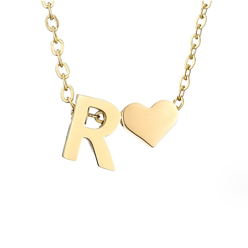 Forever Love & Letter Necklace