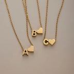 Forever Love & Letter Necklace