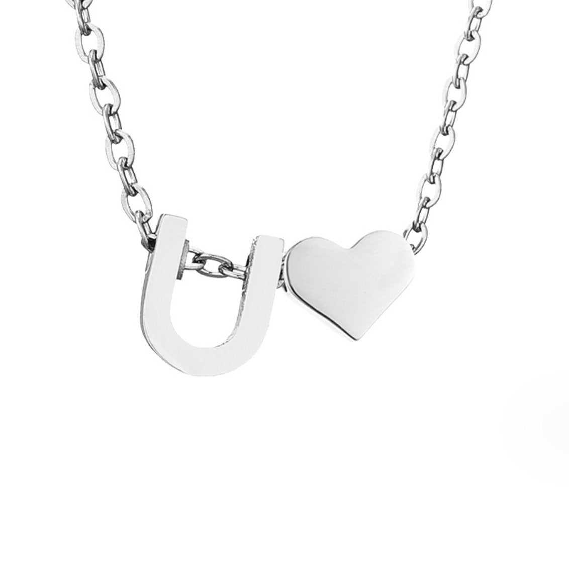 Forever Love & Letter Necklace