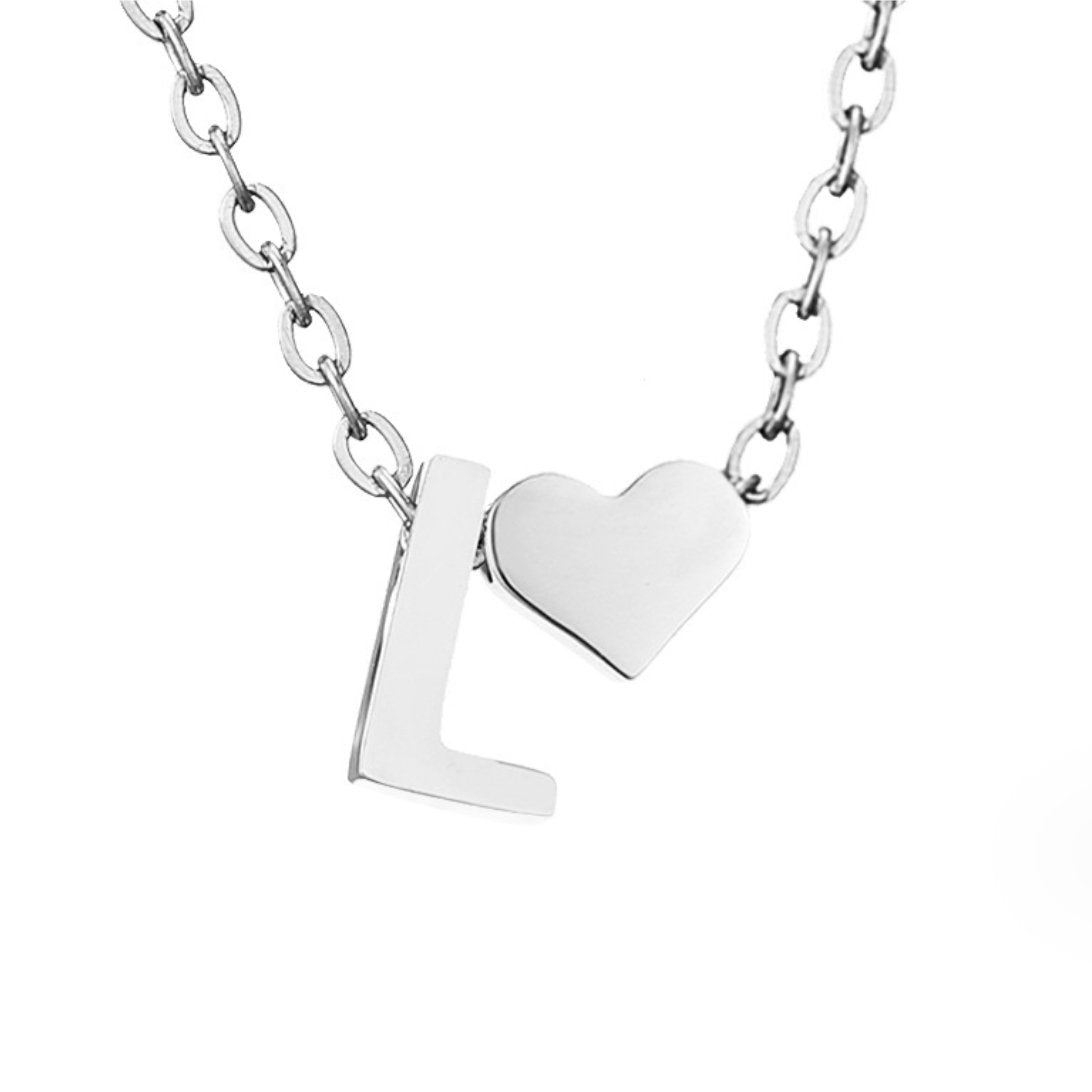 Forever Love & Letter Necklace