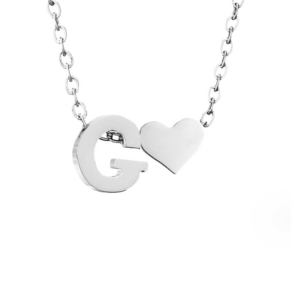 Forever Love & Letter Necklace