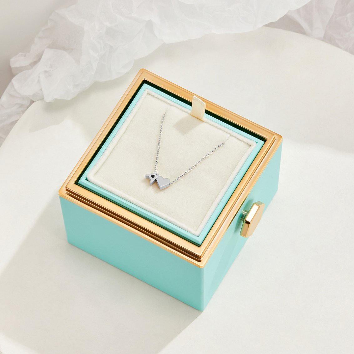 Forever Love & Letter Necklace