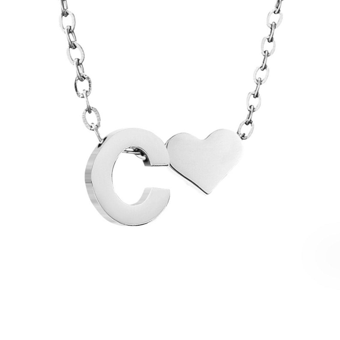 Forever Love & Letter Necklace