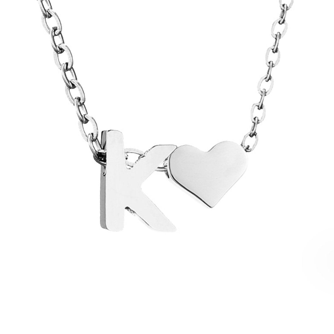 Forever Love & Letter Necklace