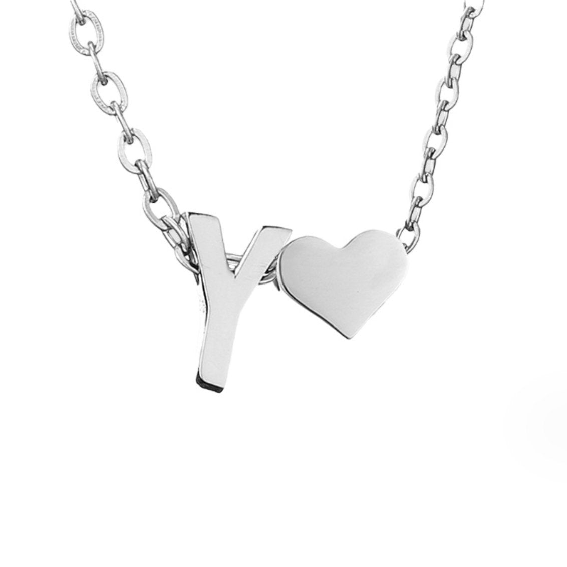 Forever Love & Letter Necklace