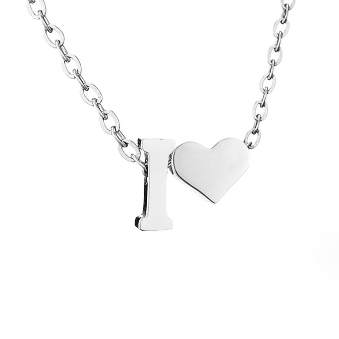 Forever Love & Letter Necklace