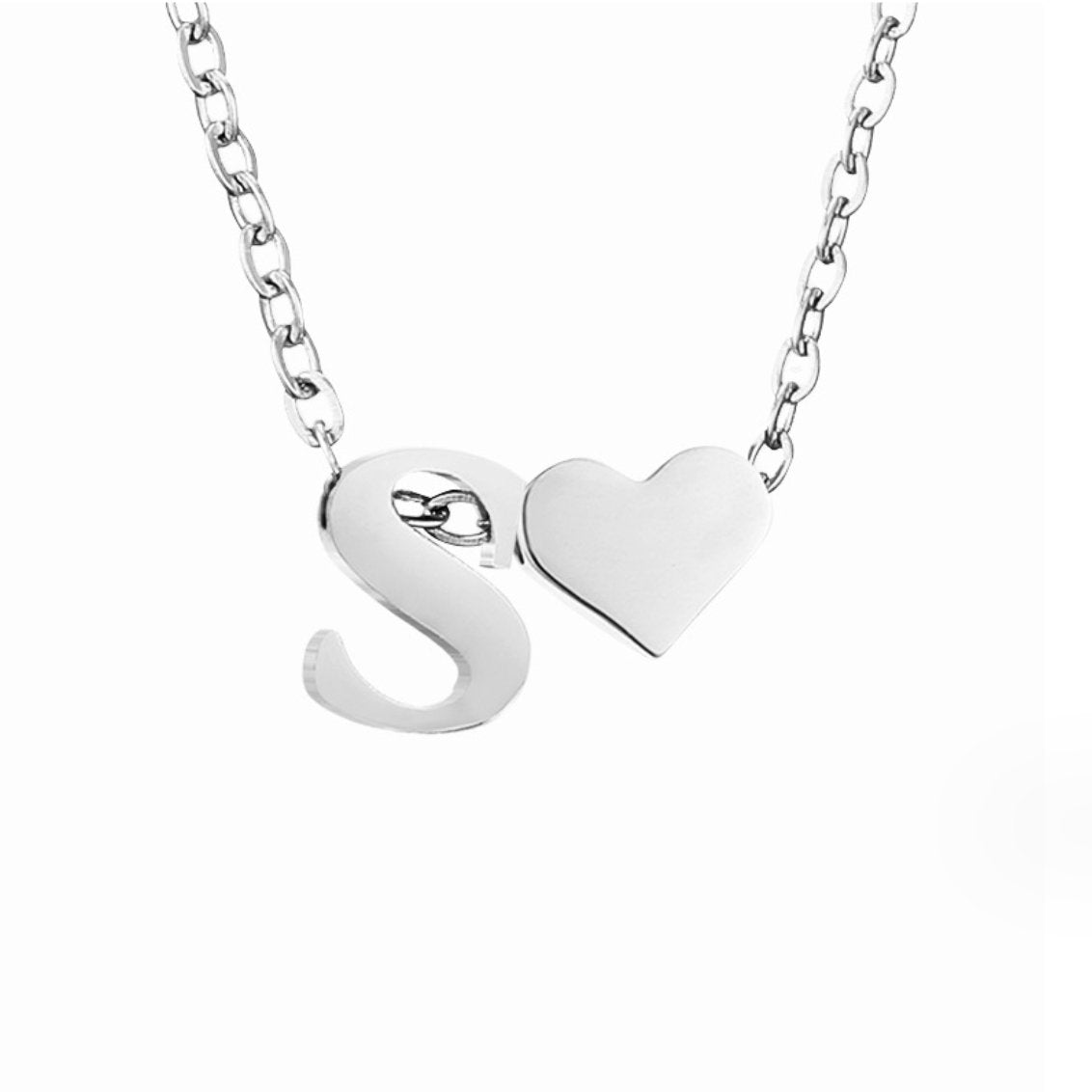 Forever Love & Letter Necklace