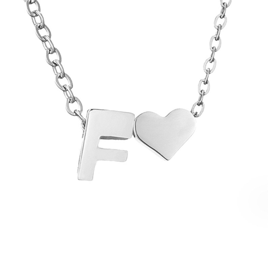 Forever Love & Letter Necklace
