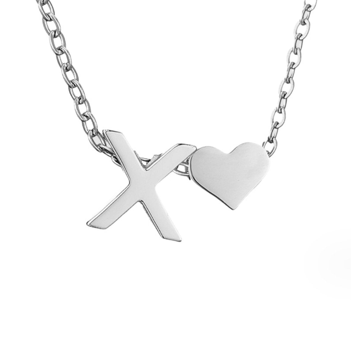 Forever Love & Letter Necklace