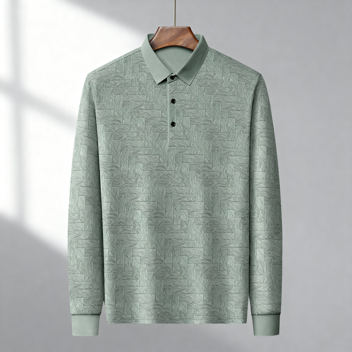 Men's Long-Sleeve Polo