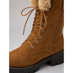 Aurelia | Women’s Water-Resistant Lace-Up Knee-High Winter Boots