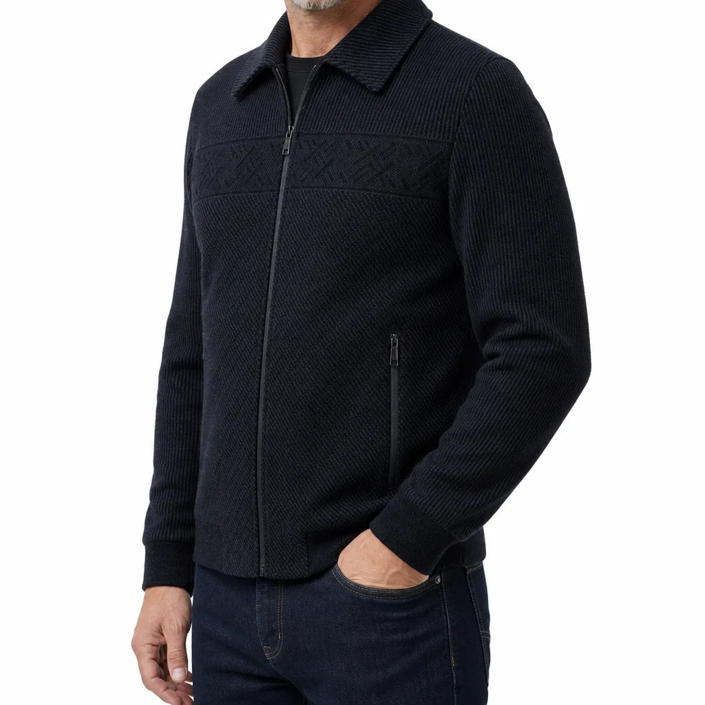 Gabriel | Men's Quilted Knit Jacket