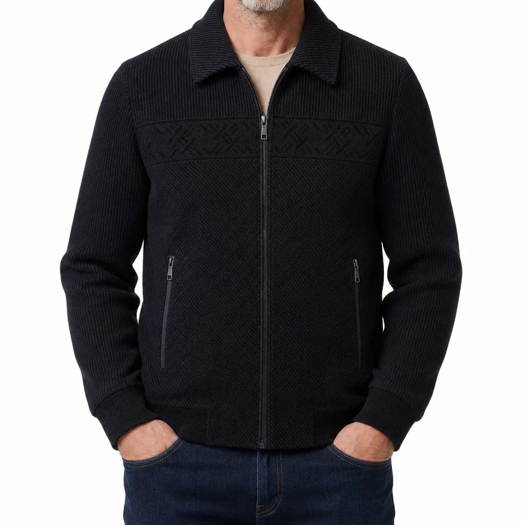 Gabriel | Men's Quilted Knit Jacket