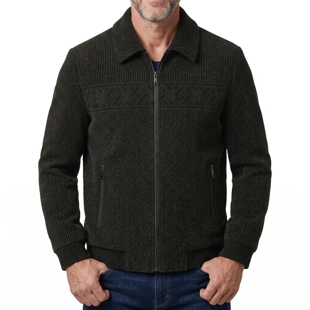 Men's Quilted Knit Jacket