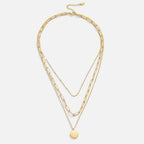 Geya Coin Layered Necklace