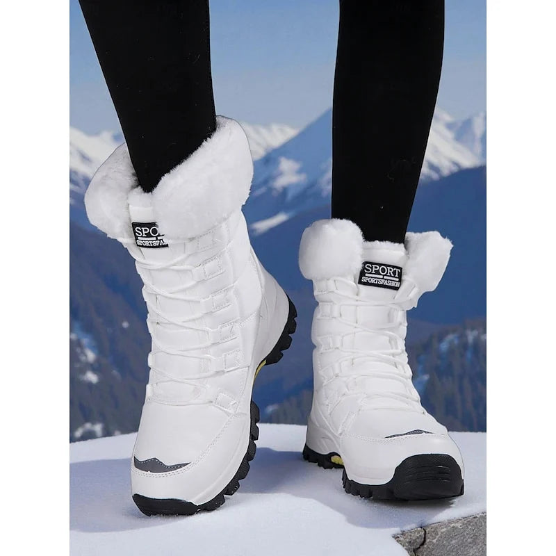 Greta | Cozy Lace-Up Winter Boots