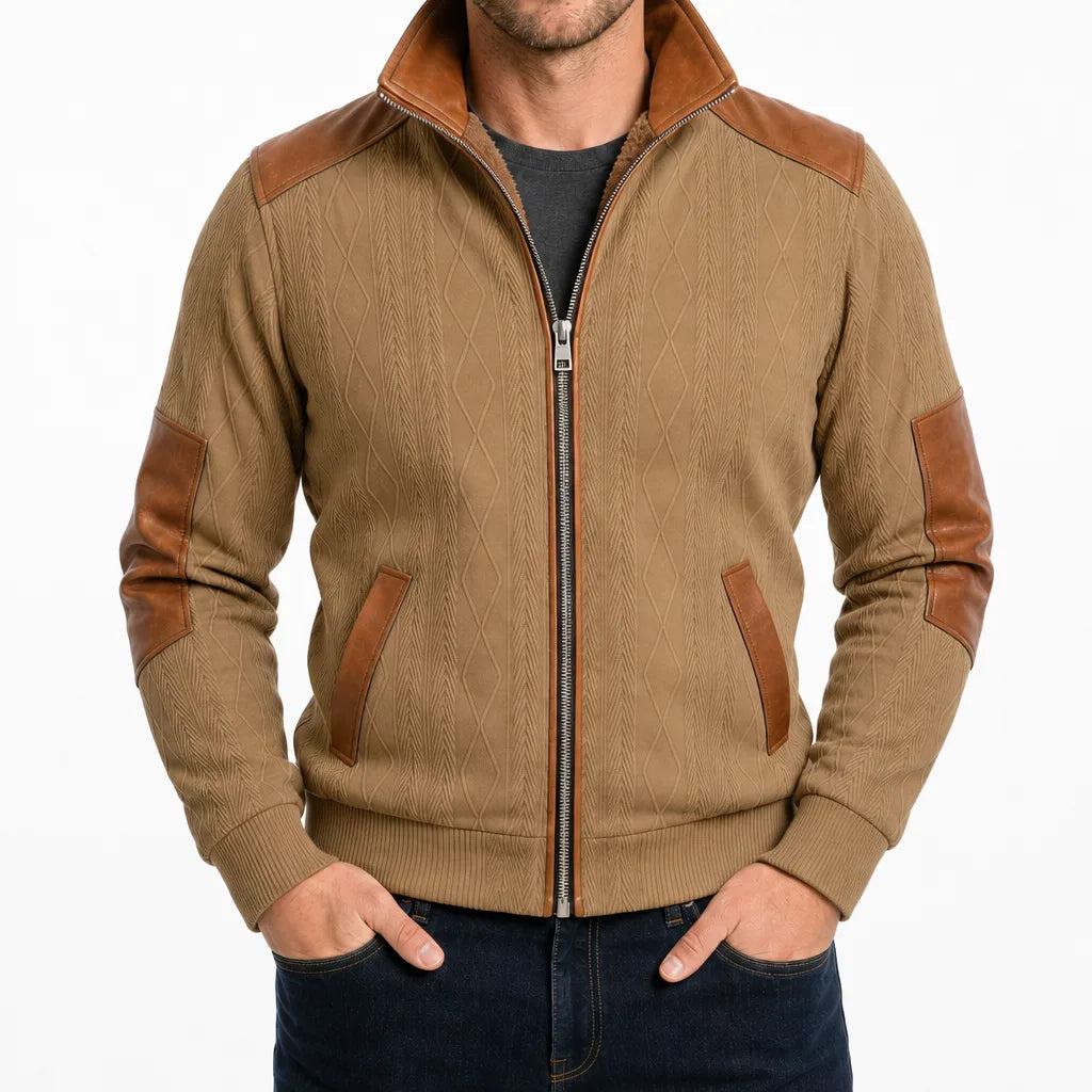Hudson | men's Textured Zip Jacket