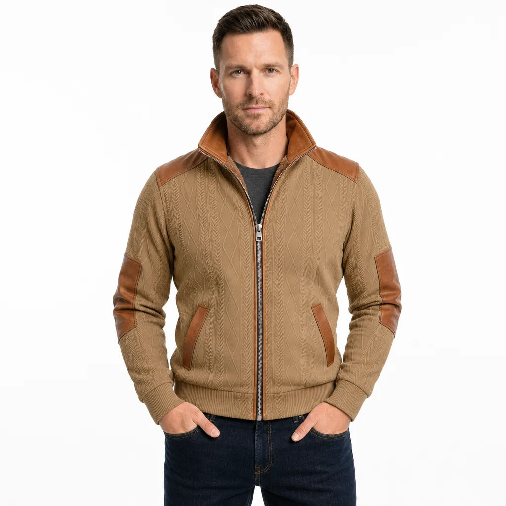 Hudson | men's Textured Zip Jacket