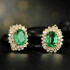 Elegant Emerald Royale Earrings