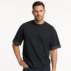 Imani Plaid Cuff T-Shirt