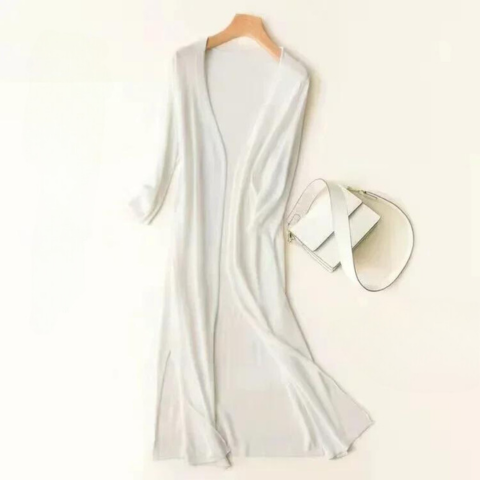 Women's Open Front Long Sleeve Cardigan
