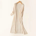 Women's Open Front Long Sleeve Cardigan