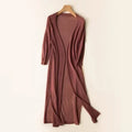 Women's Open Front Long Sleeve Cardigan