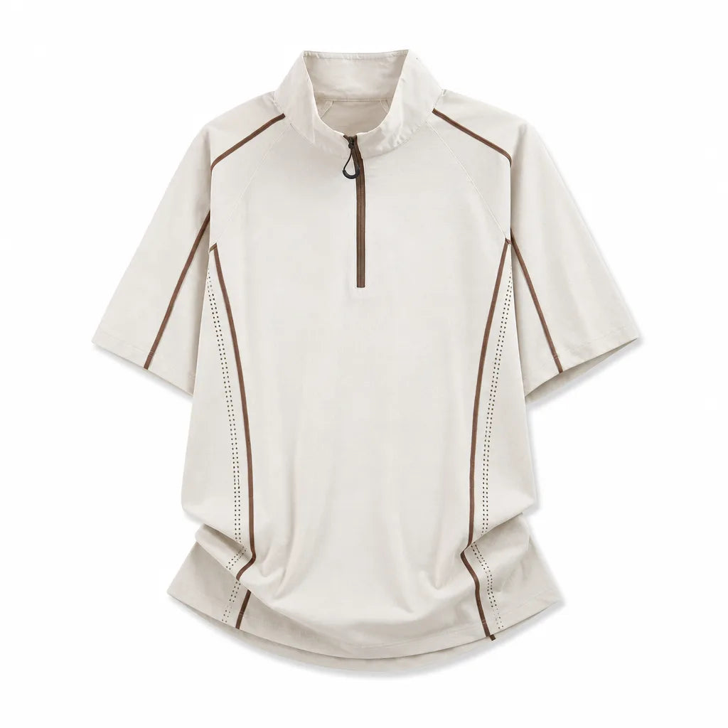 Men's Zip Knit Top
