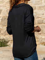 Women's Half Zip Pullover Long Sleeve Casual Top