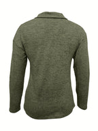 Women's Half Zip Pullover Long Sleeve Casual Top