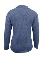 Women's Half Zip Pullover Long Sleeve Casual Top
