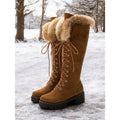 Aurelia | Women’s Water-Resistant Lace-Up Knee-High Winter Boots