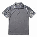 Lewis Quarter-Zip Camo Polo