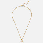 Lucia White Pendant Necklace