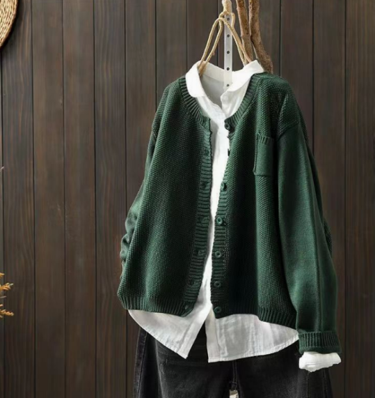 Women's Button Up Long Sleeve Cardigan