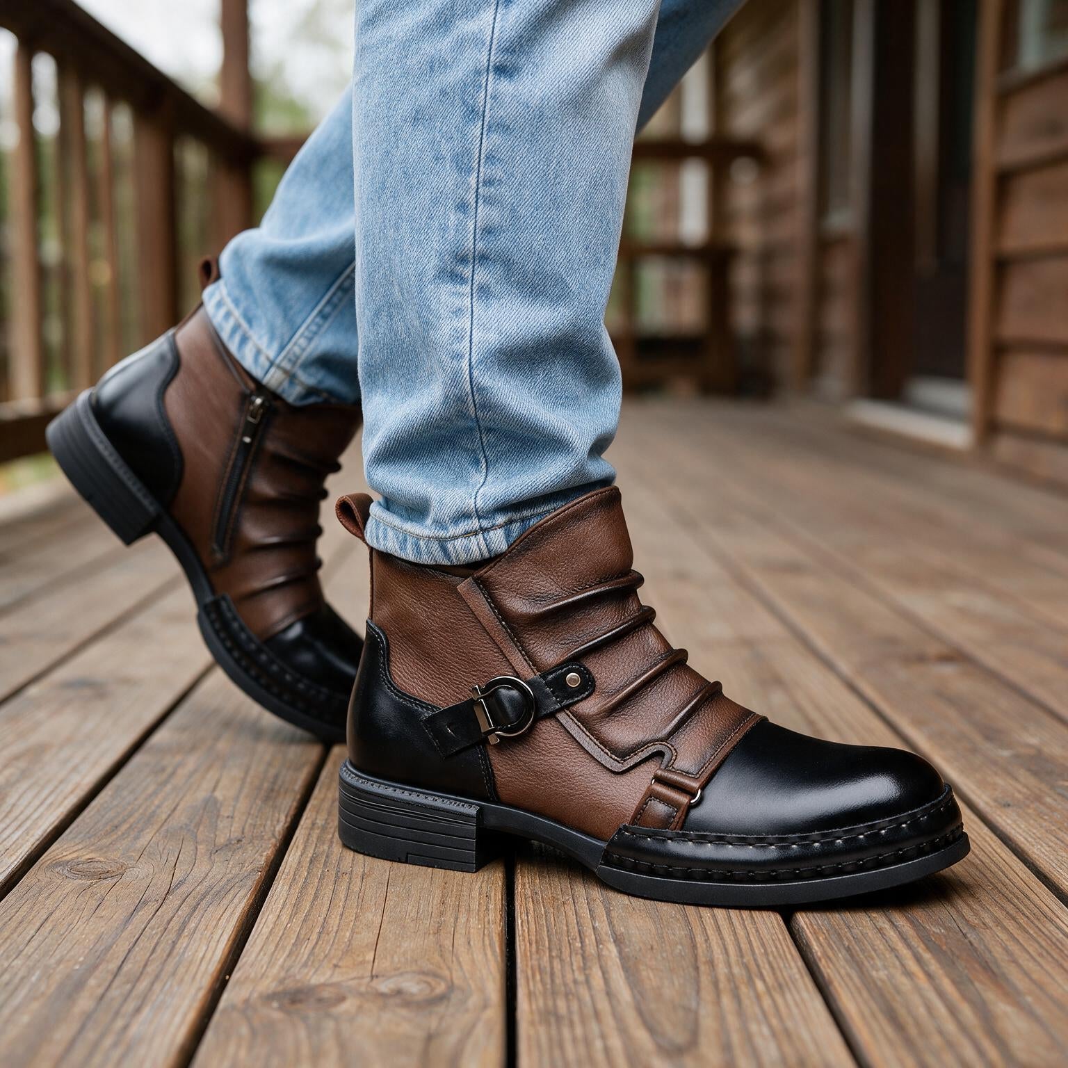 Andrew | Men's Fall Buckle Boots